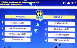 Ligue des champions : l&rsquo;ESS, l&rsquo;USMA et le MCEE dans le même groupe