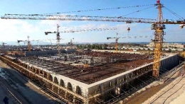 Mosquée d&rsquo;Alger: Les travaux du gros oeuvre à 54%