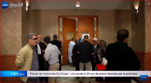 Procés de l’autoroute Est-Ouest: une année a 20 ans de prison par le procureur