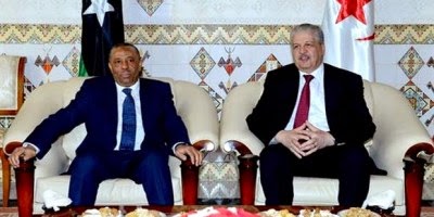 Sellal s’entretient avec le Premier ministre libyen
