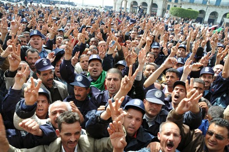 Tipasa, Sit-in d’ex-gardes communaux devant le siège de la wilaya