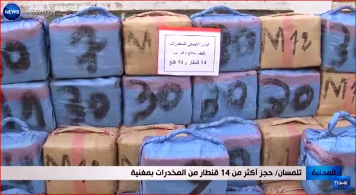 Tlemcen: 14 quintaux de la drogue ont été saisis