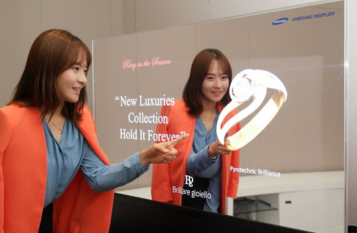 Chez Samsung, des écrans Oled géants transparents ou… miroirs