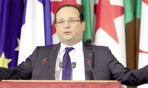 Hollande aujourd’hui à Alger