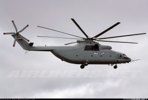 Les premiers hélicoptères russes Mi-26T2 livrés à l’armée algérienne