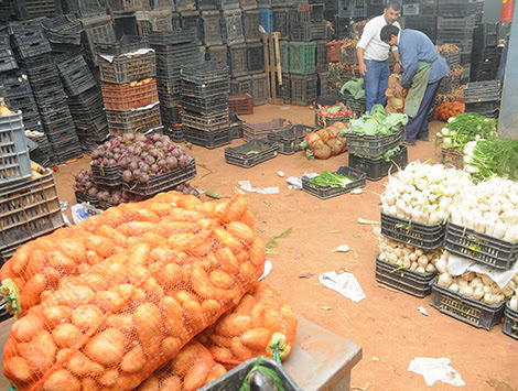 Marché de gros d’Oran: une dizaine de tonnes de fruits et légumes jetées quotidiennement