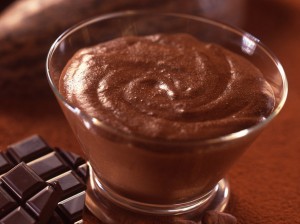 Mousse au chocolat amer