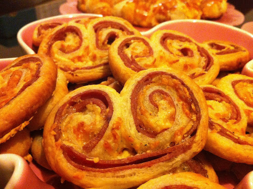 Palmiers croustillants au fromage
