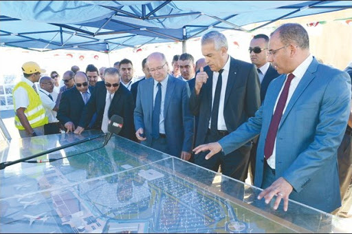 Visite du ministre des transports à Oran, Réouverture du chapiteau de l’aérogare internationale Ahmed-Ben-Bella