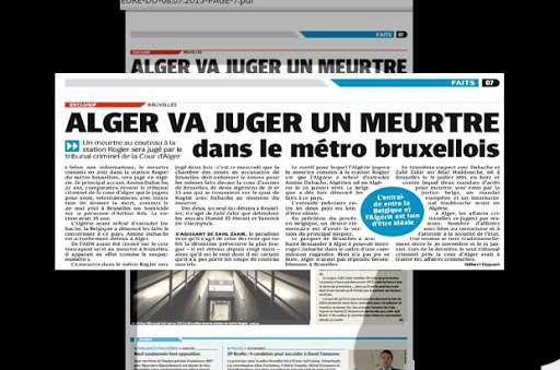 Alors que la Belgique avait demandé son extradition,  Il sera jugé à Alger pour un meurtre commis à Bruxelles