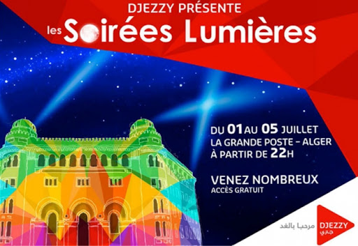 Coup d’envoi des soirées « Lumières d’Alger »: Alger en « lumières », au nom de la fête et des technologies