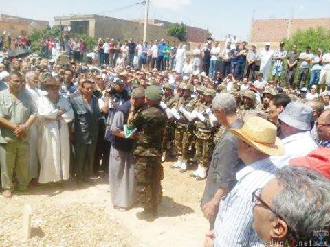 Funérailles des soldats martyrs
