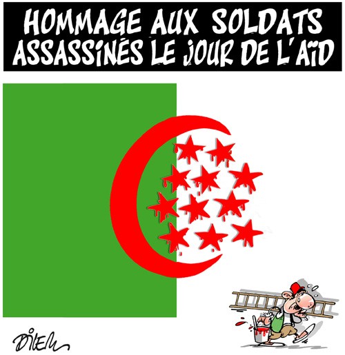 Hommage aux soldats assassinés le jour de l&rsquo;aid