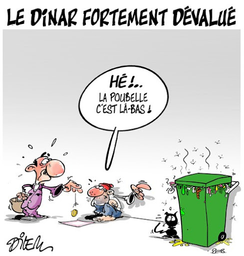 Le dinar fortement dévalué