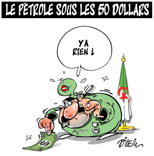 Le pétrole sous les 50 dollars