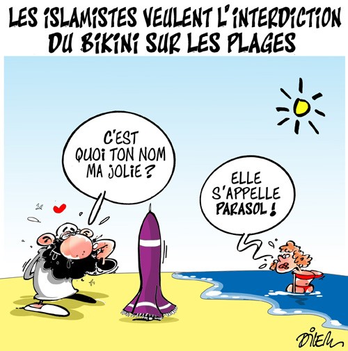 Les islamistes veulent l&rsquo;interdiction du bikini sur les plages