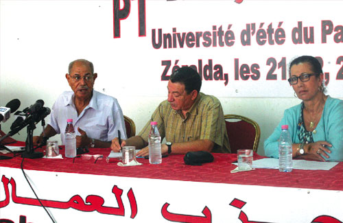 L’Université d’été du parti des travailleurs, Mme Hanoune : « Notre position sur la question palestinienne est claire »