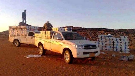 Saisie d’une importante quantité de carburant et de denrées alimentaires à Bordj Badji Mokhtar (MDN)