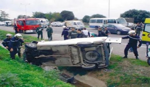 Accidents de la route : 22 morts et 47 blessés depuis mercredi (Protection civile)