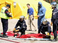 Journée mondiale des premiers secours à Tipasa Exhibition de volontaires à Tipasa