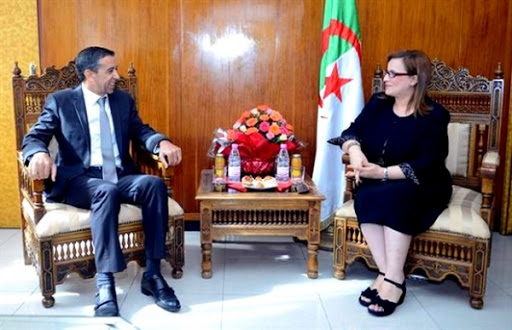 Mounia Meslem reçoit le président du FCE