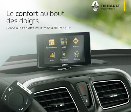 Renault Algérie : Une tablette multimédia comme accessoire