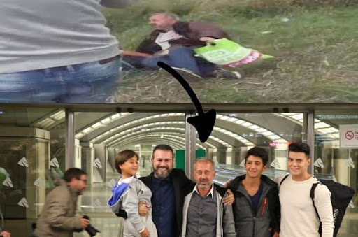 Vidéo. Le réfugié syrien frappé par une journaliste hongroise accueilli avec ses fils par le Real Madrid