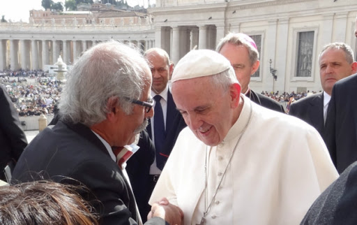 Boissise-le-Roi Un harki régiboissien a rencontré le pape François