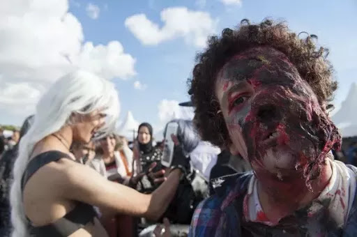 Concours cosplay au 8 éme festival international de la bande dessinee d’alger, Les branchés ont trouvé leur temple
