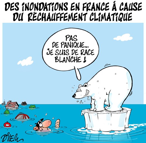 Des inondations en France à cause du réchauffement climatique