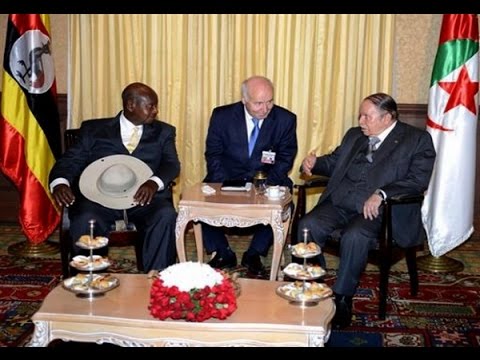 Le président Bouteflika s’entretient avec son homologue ougandais