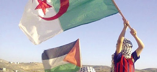 L’emblème algérien flotte en Cisjordanie, Ghaza et el Qods