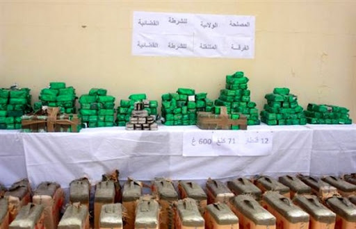 Mascara: saisie de 24 kg de kif traité et arrestation de quatre individus