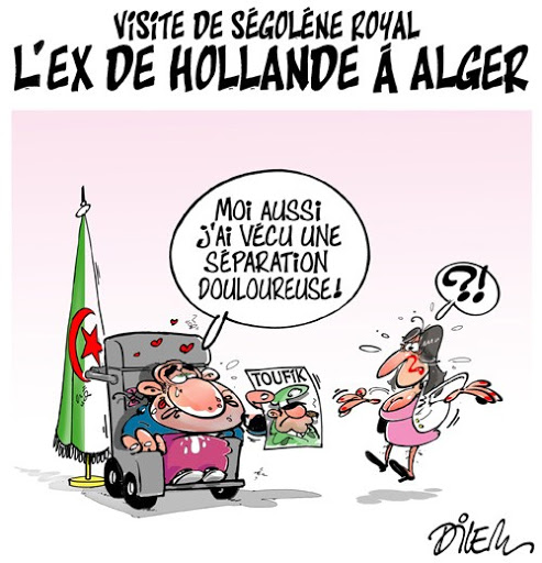 Visite de ségoléne royal, l’ex de Hollande à Alger