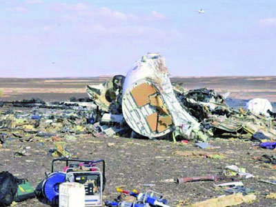 Après le crash de l’Airbus au Sinaï Moscou rejette la thèse de la main de daech