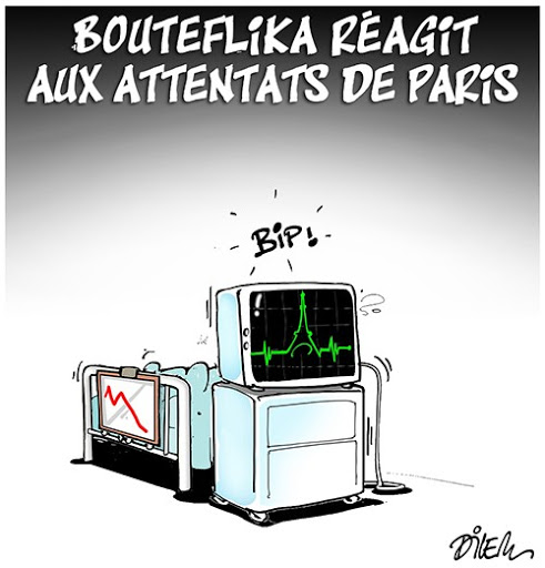 Bouteflika réagit aux attentats de Paris