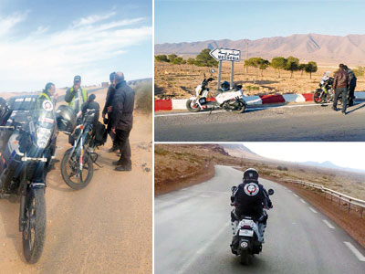 Il enfourche son scooter pour un Alger-Taghit-Alger Samir Khemici, deux milliers de km pour dire non à la violence routière