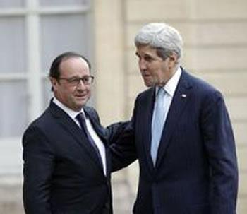 John kerry à Paris,  Objectif: l&rsquo;alliance sacrée contre le terrorisme