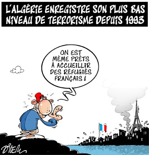 L&rsquo;Algérie enregistre son plus bas niveaux de terrorisme depuis 1993