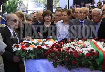 L’algérie pleure la disparition d’une authentique moudjahida,  Emouvantes obsèques pour Claudine Chaulet