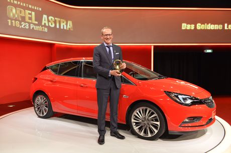 Opel : La nouvelle Astra remporte le « Volant d’Or 2015 » chez les compactes
