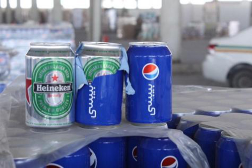 Saisi de 48000 canettes de bière déguisées en Pepsi en Arabie Saoudite