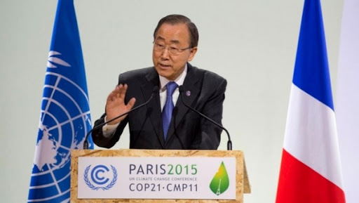 COP21: Ban ki-moon encouragé par le progrès des négociations à la conférence sur le climat