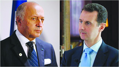 Exigence du départ immédiat de Bachar al-Assad: La France change son fusil d’épaule