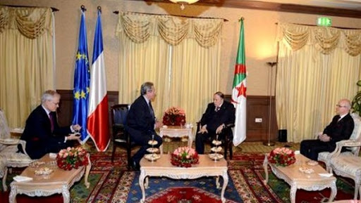 Le président Bouteflika reçoit le président du Conseil constitutionnel français