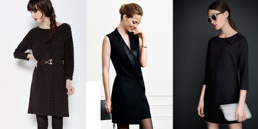 Petites robes noires en fête !