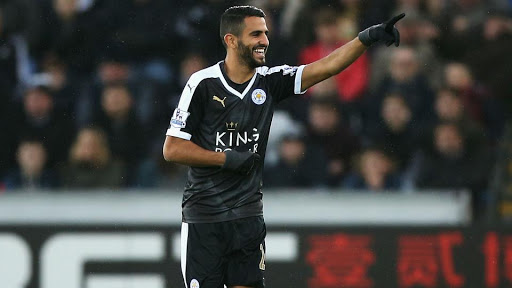 Triplé de Riyad Mahrez contre Swansea