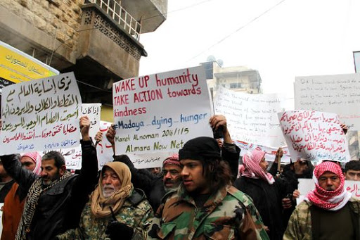 Les civils de Madaya en Syrie: frappés par la famine