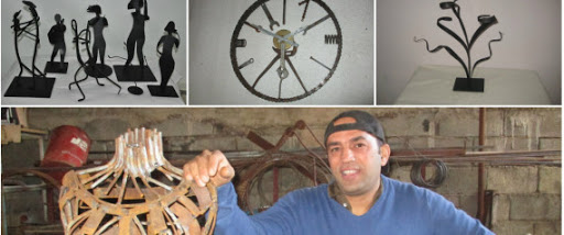 Merzouk Bellahcene, cet artisan qui métamorphose la ferraille en œuvre d&rsquo;art