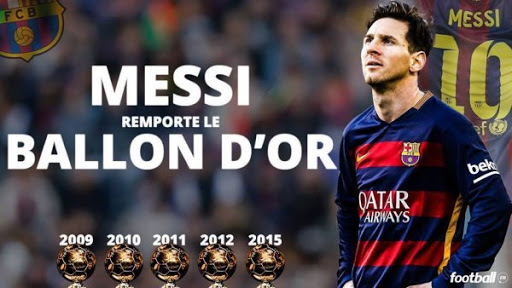 Messi remporte le ballon d’or 2015